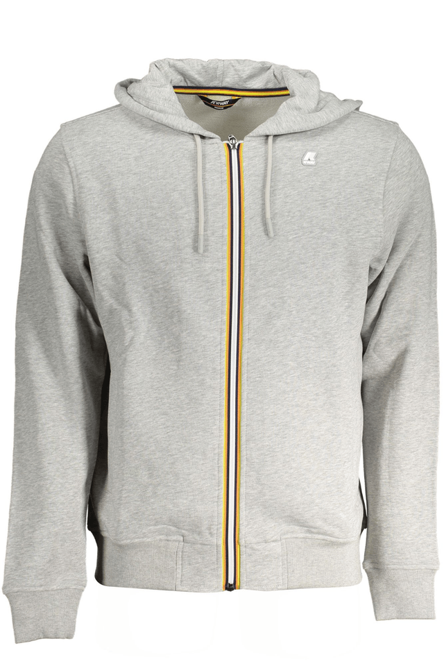 9160K-WAY FELPA CON ZIP UOMO GRIGIO