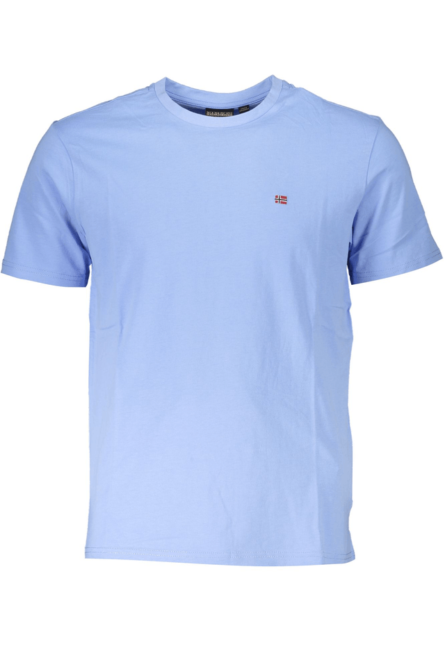 7605NAPAPIJRI T-SHIRT MANICHE CORTE UOMO BLU