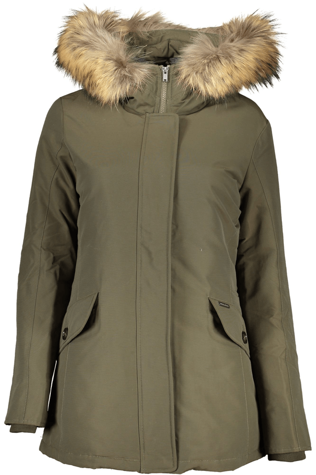 5404WOOLRICH GIUBBOTTO DONNA VERDE
