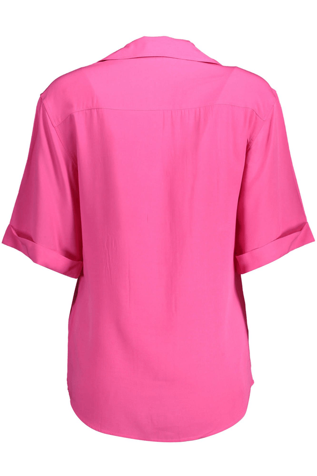 2160GANT CAMICIA MANICHE CORTE DONNA ROSA