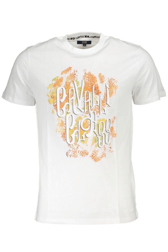 4544CAVALLI CLASS T-SHIRT MANICHE CORTE UOMO GRIGIO