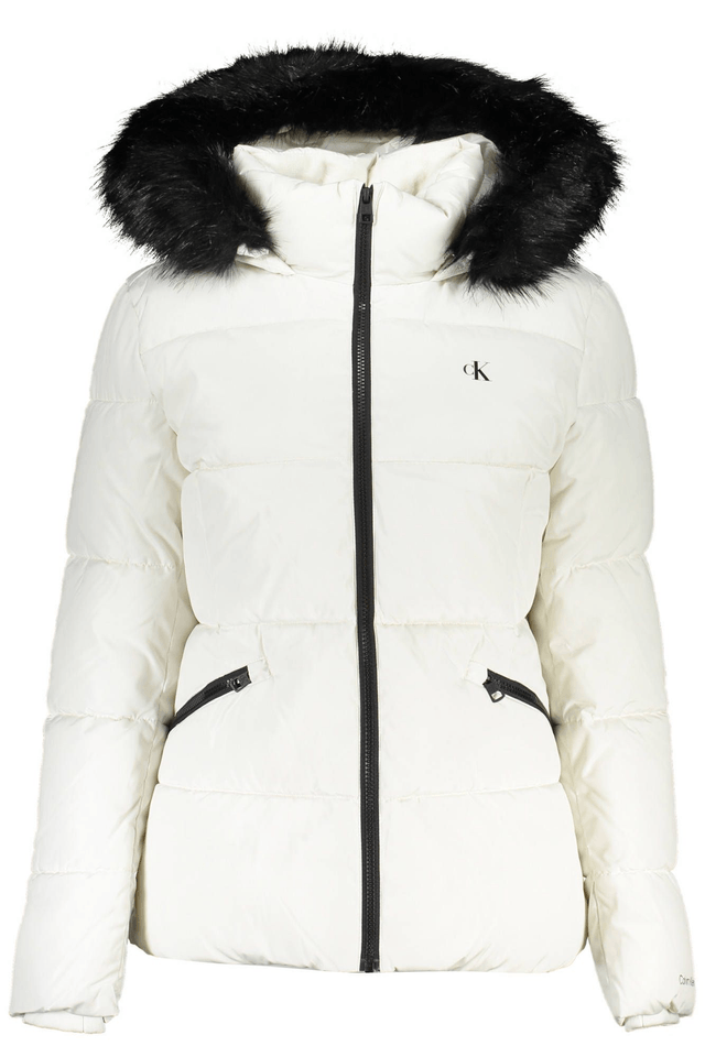 6462CALVIN KLEIN GIUBBOTTO DONNA BIANCO