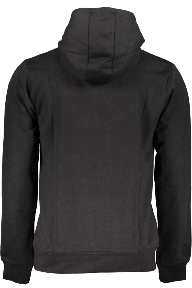 4011GIAN MARCO VENTURI FELPA SENZA ZIP UOMO NERO