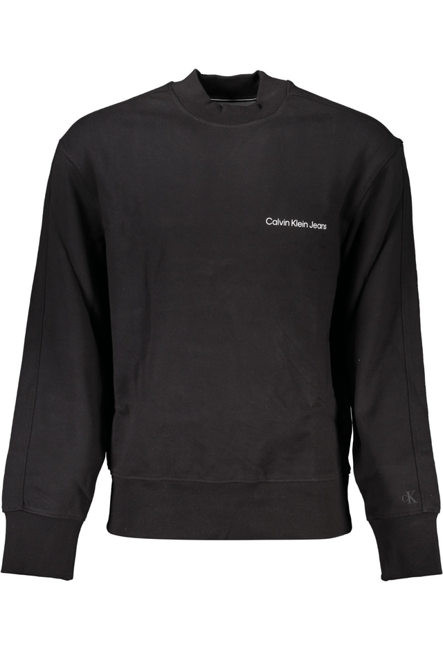 7063CALVIN KLEIN FELPA SENZA ZIP UOMO NERO