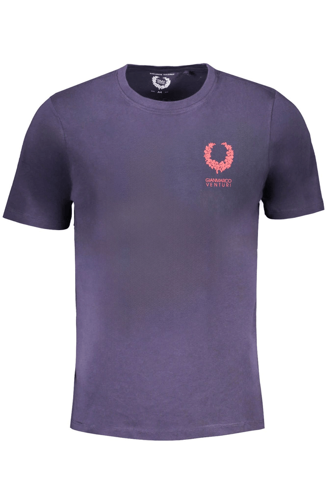 9597GIAN MARCO VENTURI T-SHIRT MANICHE CORTE UOMO BLU
