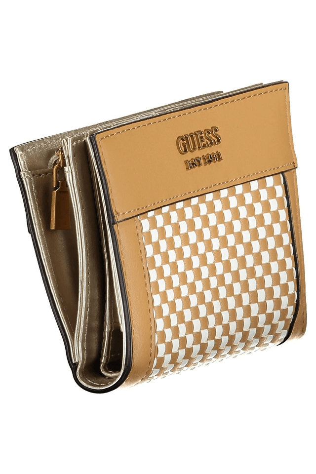 2071GUESS JEANS PORTAFOGLIO DONNA MARRONE