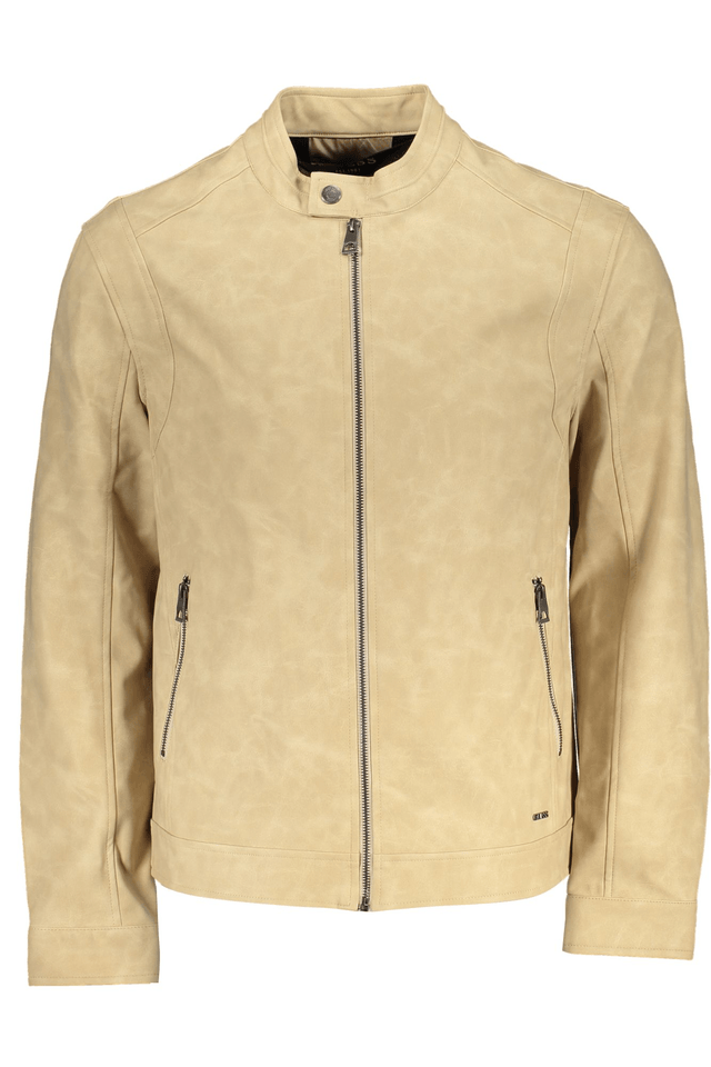 7451GUESS JEANS GIACCA SPORTIVA UOMO BEIGE