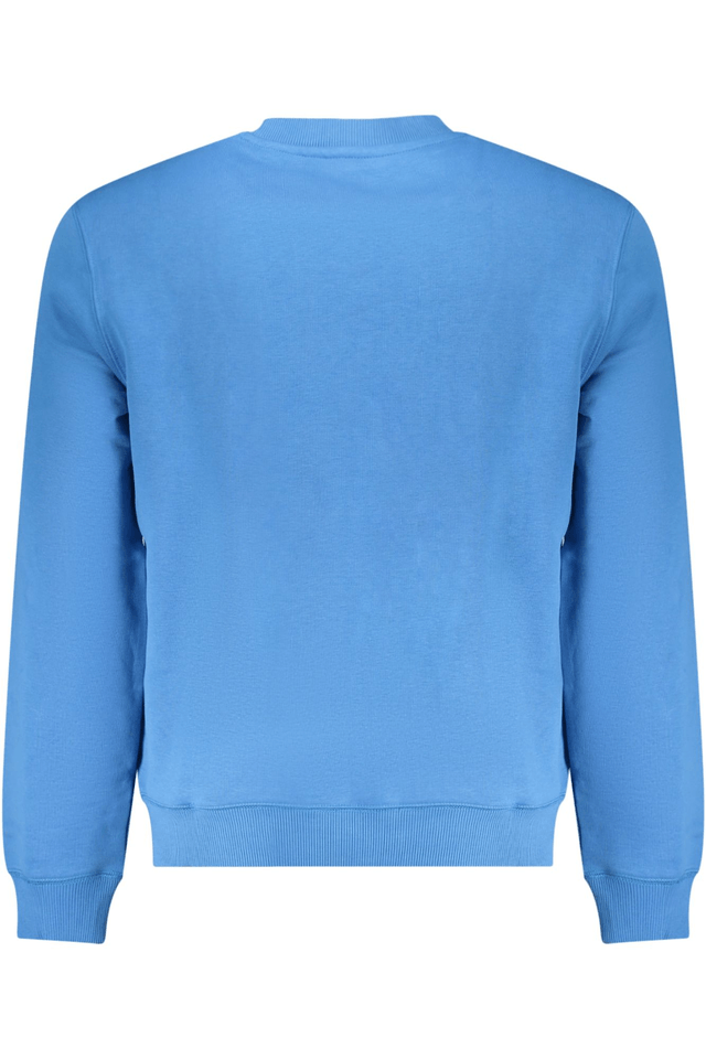 10382NAPAPIJRI FELPA SENZA ZIP UOMO AZZURRO
