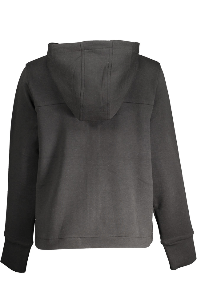 9177K-WAY FELPA CON ZIP DONNA NERO