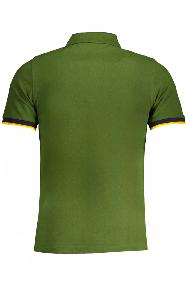 9722K-WAY POLO MANICHE CORTE UOMO VERDE