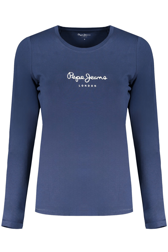 PEPE JEANS T-SHIRT MANICHE LUNGHE DONNA BLU