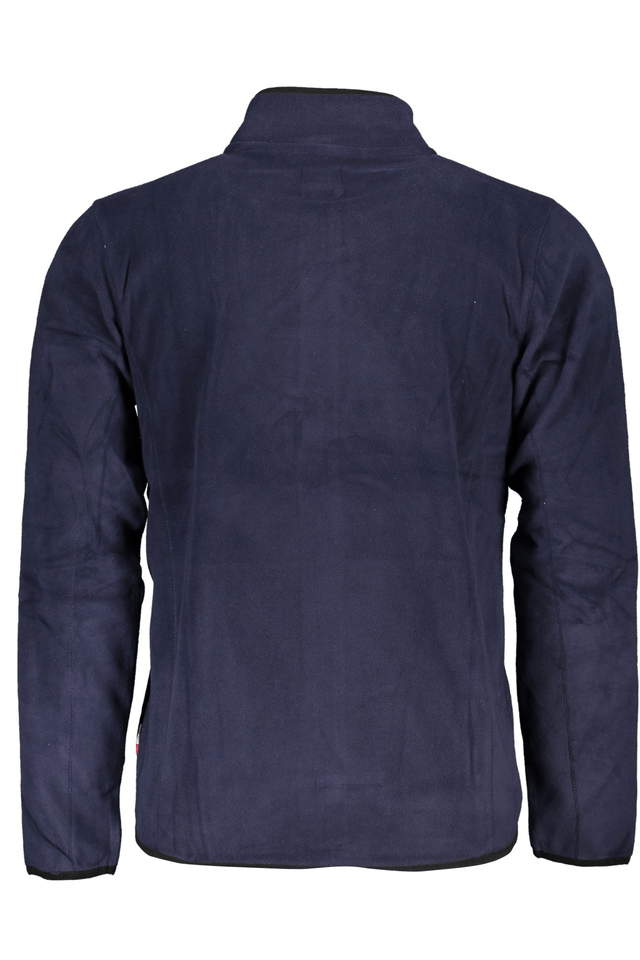 6187GIAN MARCO VENTURI FELPA CON ZIP UOMO BLU