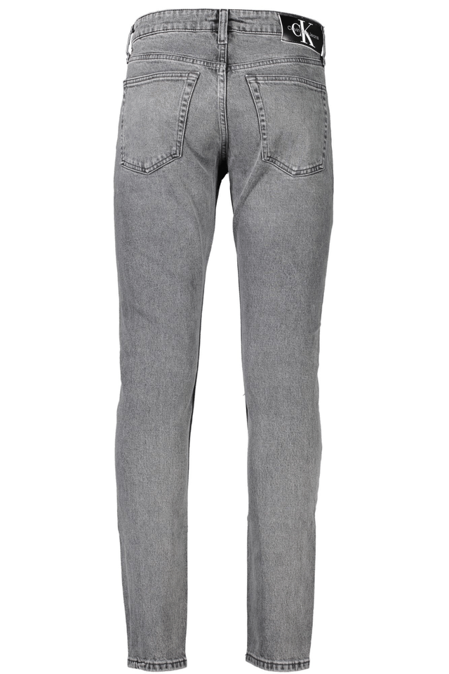 7081CALVIN KLEIN JEANS DENIM UOMO GRIGIO