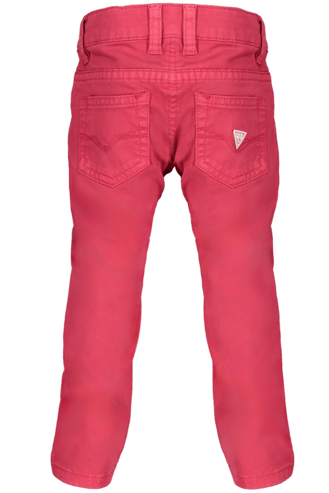 8098GUESS JEANS PANTALONE BAMBINO ROSSO