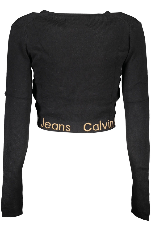 2558CALVIN KLEIN CARDIGAN DONNA NERO
