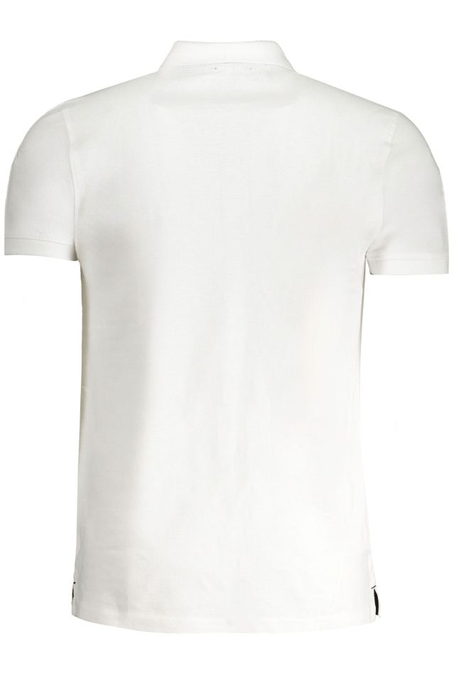 8990CAVALLI CLASS POLO MANICHE CORTE UOMO BIANCO