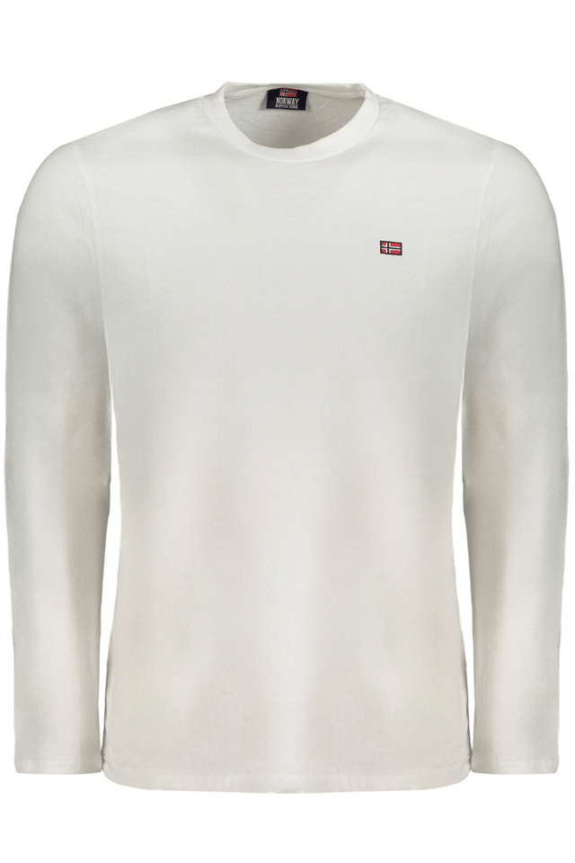 10101NORWAY 1963 T-SHIRT MANICHE LUNGHE UOMO BIANCO