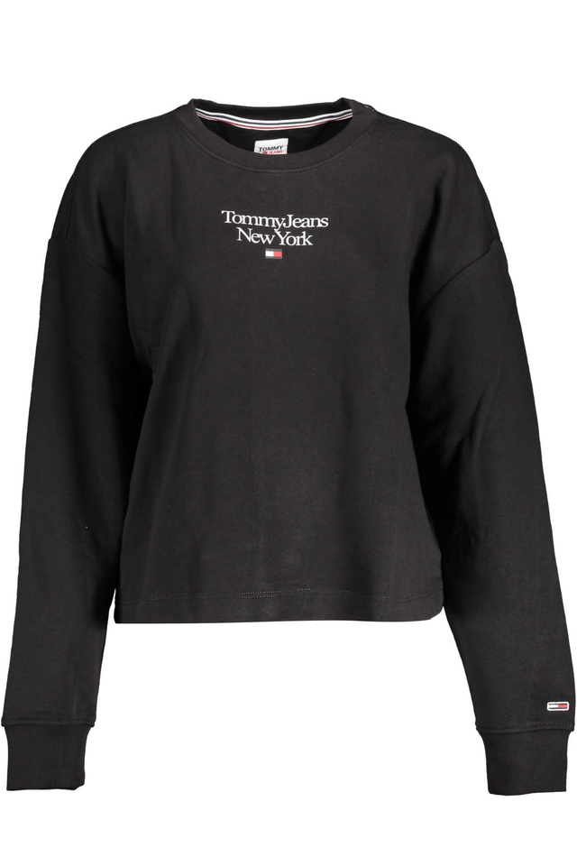 2775TOMMY HILFIGER FELPA SENZA ZIP DONNA NERO
