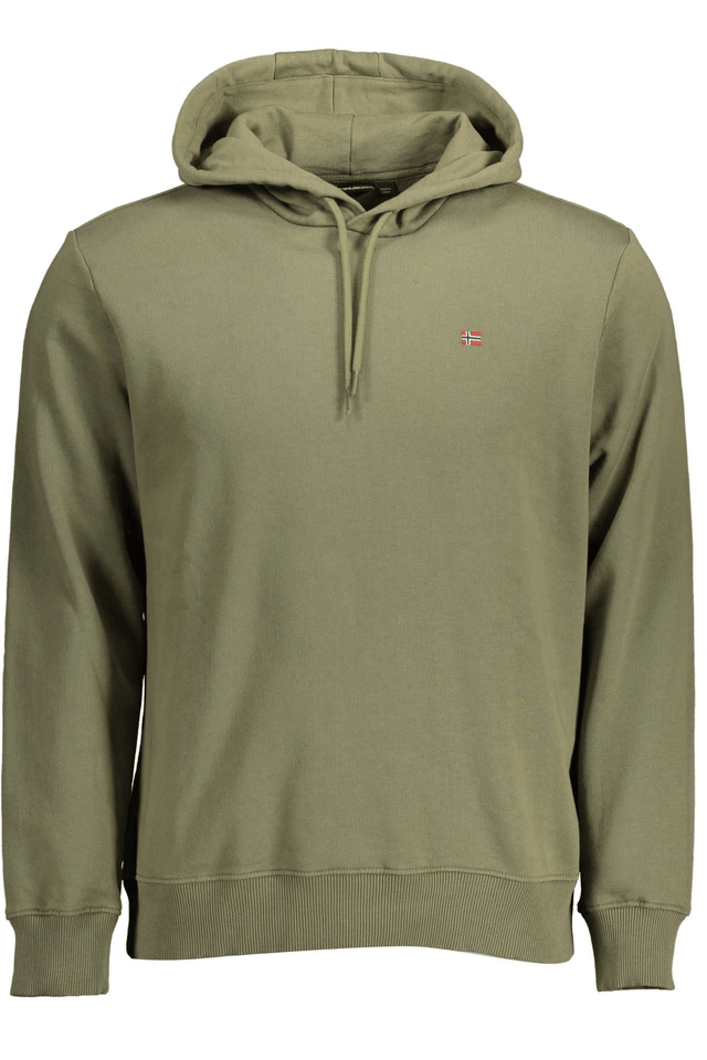 2126NAPAPIJRI FELPA SENZA ZIP UOMO VERDE