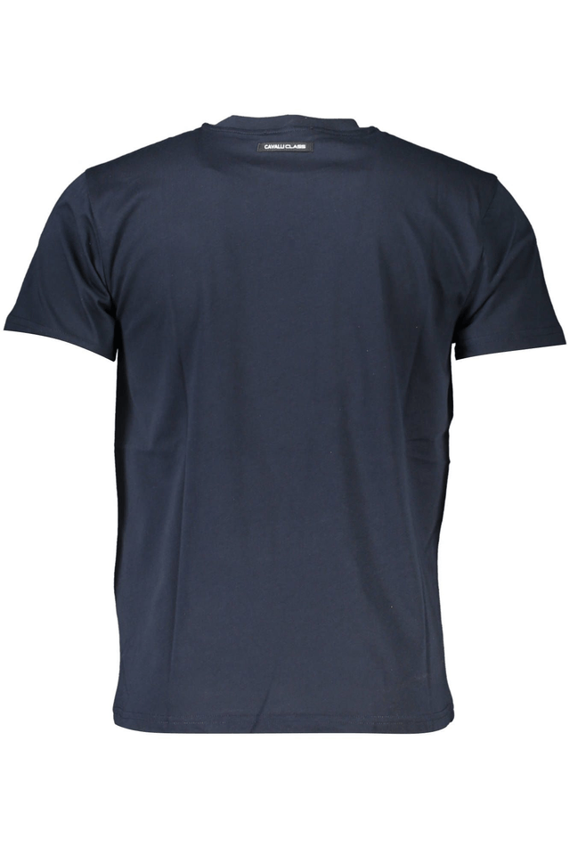 4164CAVALLI CLASS T-SHIRT MANICHE CORTE UOMO BLU