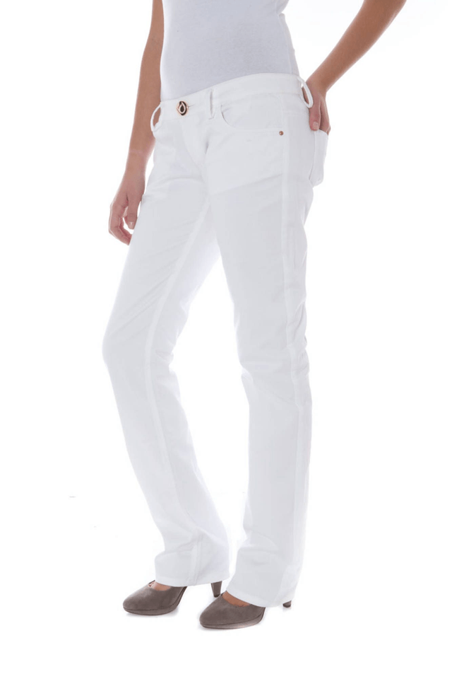 658PHARD PANTALONE DONNA BIANCO