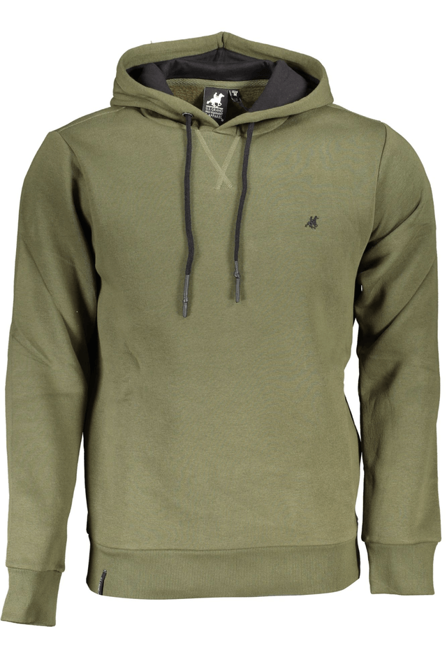 4838U.S. GRAND POLO FELPA SENZA ZIP UOMO VERDE