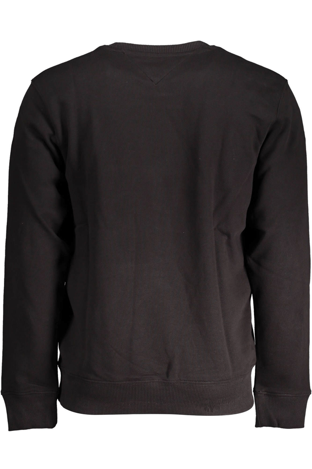 3410TOMMY HILFIGER FELPA SENZA ZIP UOMO NERO