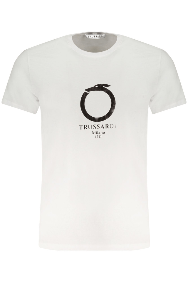 8879TRUSSARDI T-SHIRT MANICHE CORTE UOMO BIANCO