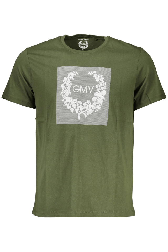 3974GIAN MARCO VENTURI T-SHIRT MANICHE CORTE UOMO VERDE