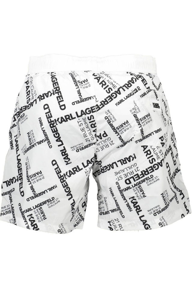 1249KARL LAGERFELD COSTUME PARTE SOTTO UOMO BIANCO
