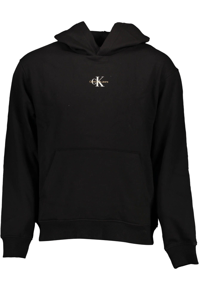2975CALVIN KLEIN FELPA SENZA ZIP UOMO NERO