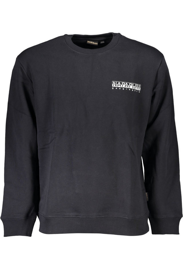 5724NAPAPIJRI FELPA SENZA ZIP UOMO NERO
