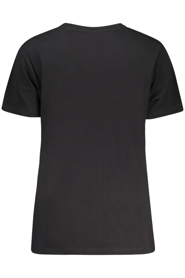 10609GUESS JEANS T-SHIRT MANICHE CORTE DONNA NERO