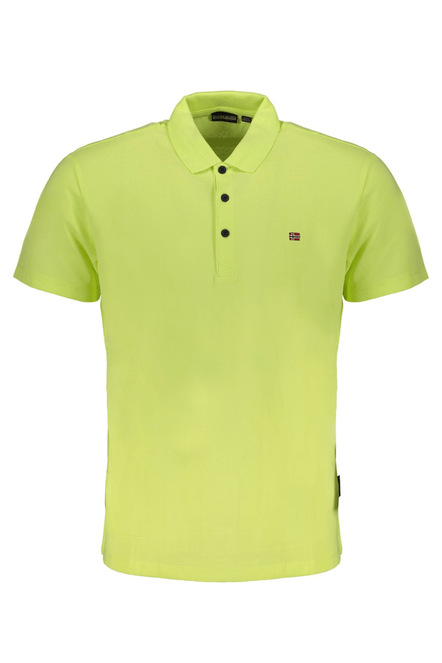 8429NAPAPIJRI T-SHIRT MANICHE CORTE UOMO GIALLO