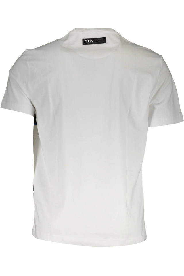 1325PLEIN SPORT T-SHIRT MANICHE CORTE UOMO BIANCO