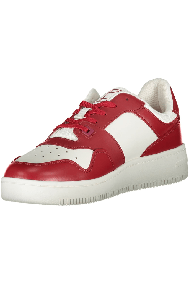 7766TOMMY HILFIGER CALZATURA SPORTIVA UOMO ROSSO