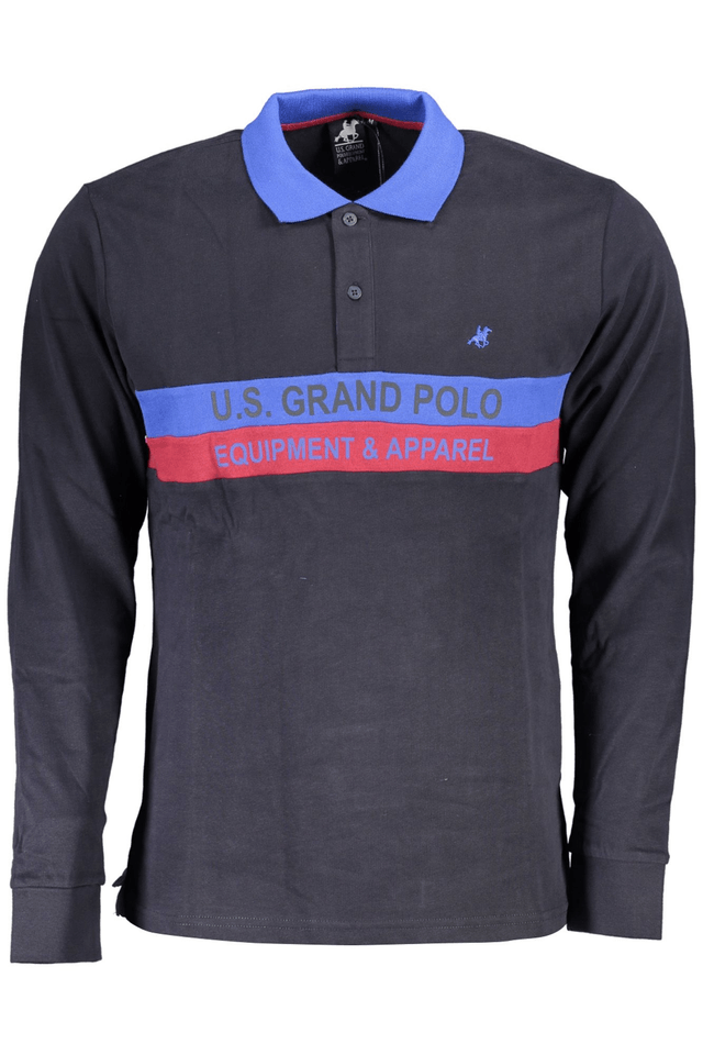 7430U.S. GRAND POLO POLO MANICHE LUNGHE UOMO BLU