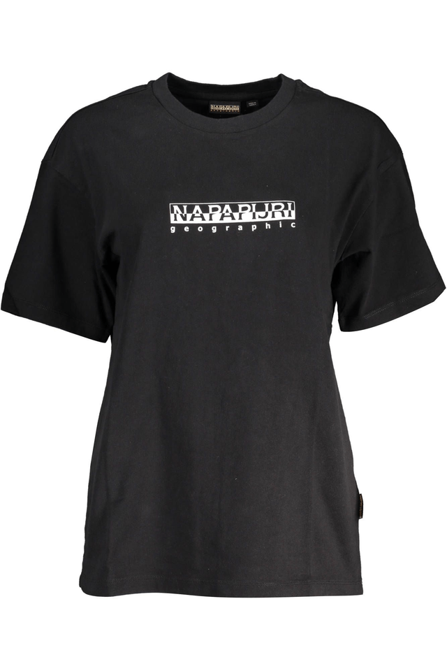 3446NAPAPIJRI T-SHIRT MANICHE CORTE DONNA NERO