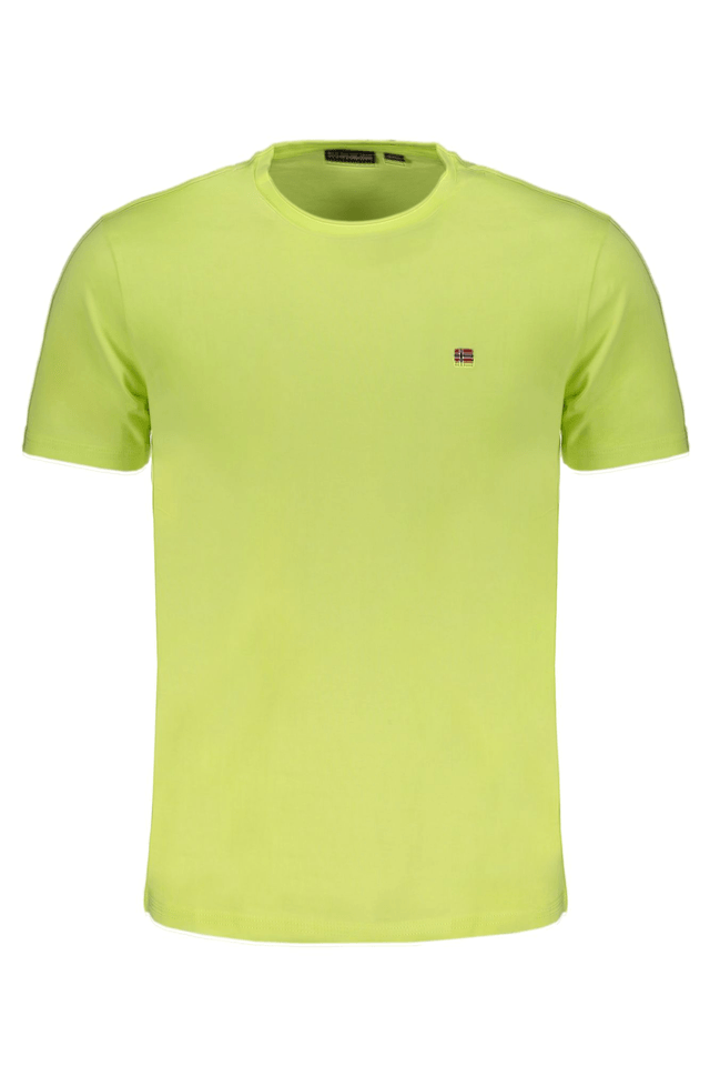 8444NAPAPIJRI T-SHIRT MANICHE CORTE UOMO GIALLO