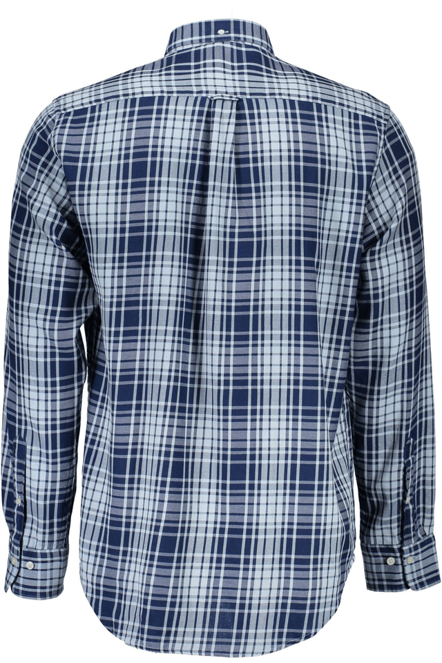483GANT CAMICIA MANICHE LUNGHE UOMO BLU