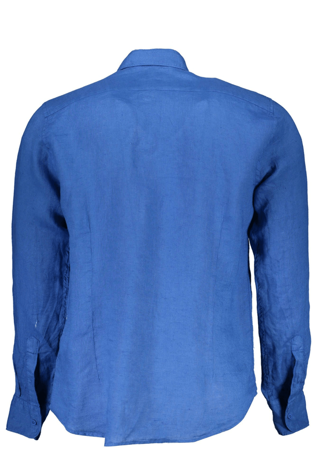1840LA MARTINA CAMICIA MANICHE LUNGHE UOMO BLU