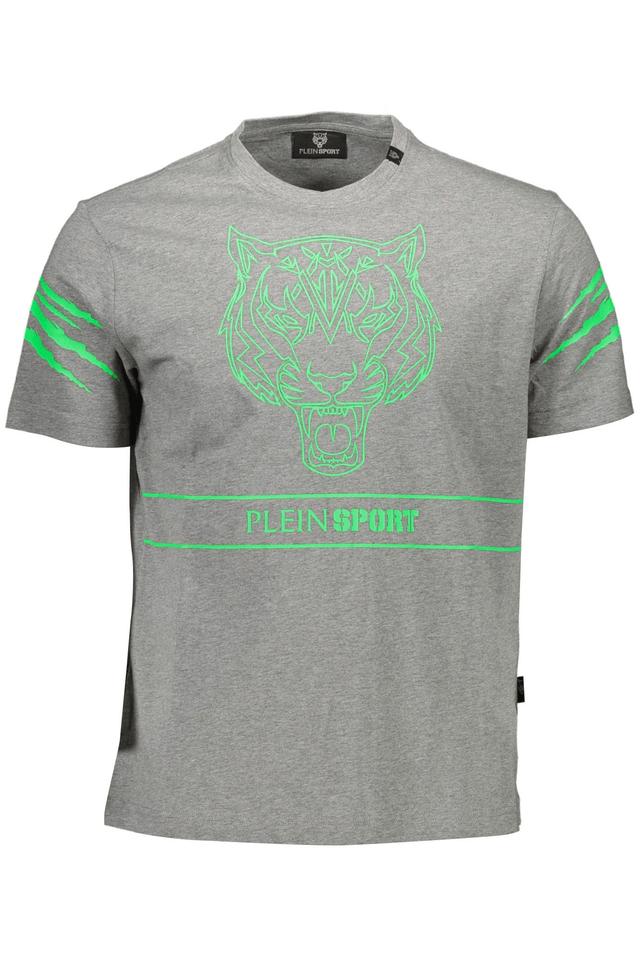 1206PLEIN SPORT T-SHIRT MANICHE CORTE UOMO GRIGIO