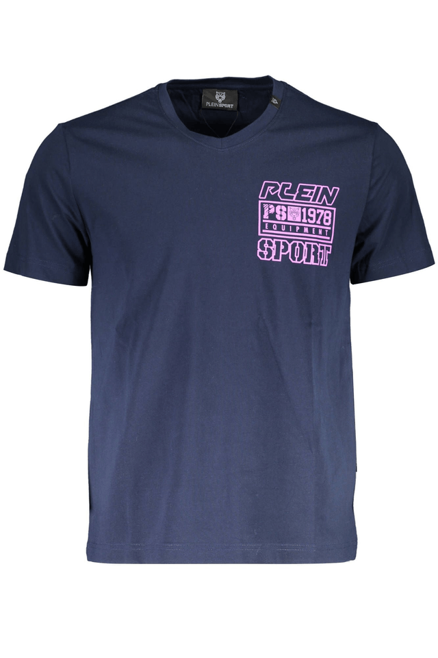 1321PLEIN SPORT T-SHIRT MANICHE CORTE UOMO BLU