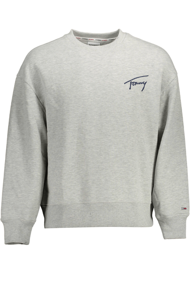 1397TOMMY HILFIGER FELPA SENZA ZIP UOMO GRIGIO