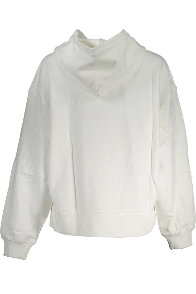3092CALVIN KLEIN FELPA SENZA ZIP DONNA BIANCO