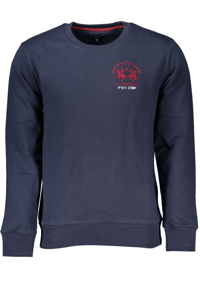 6944LA MARTINA FELPA SENZA ZIP UOMO BLU