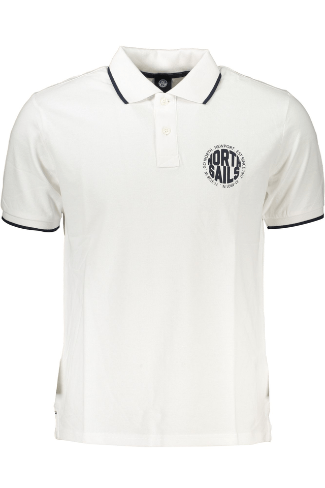 7117NORTH SAILS POLO MANICHE CORTE UOMO BIANCO