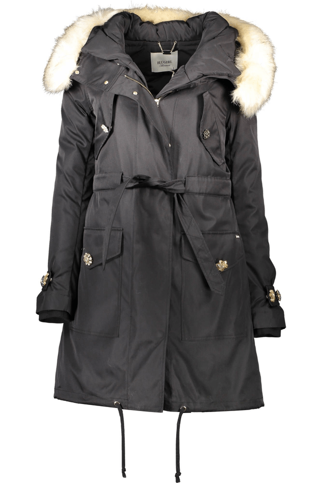 1072BLUGIRL GIUBBOTTO DONNA NERO