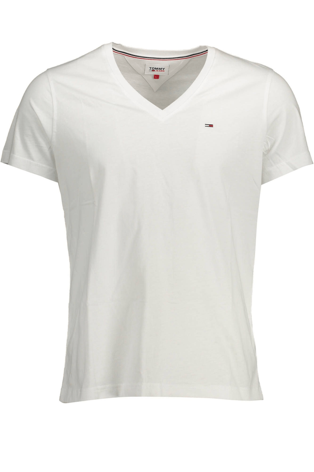 1912TOMMY HILFIGER T-SHIRT MANICHE CORTE UOMO BIANCO