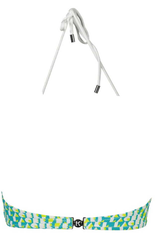 3826KARL LAGERFELD BEACHWEAR COSTUME PARTE SOPRA DONNA VERDE